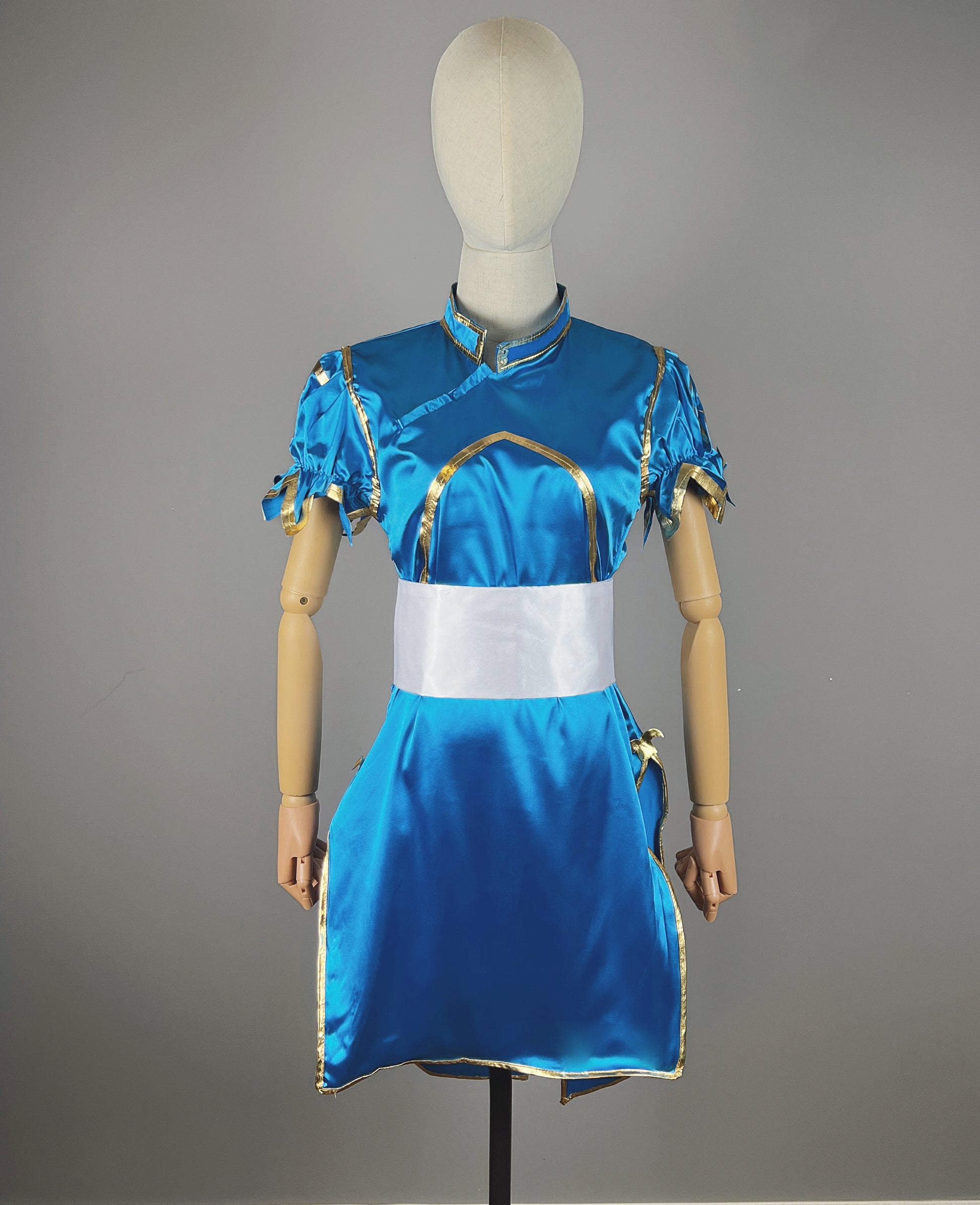 Chun Li Cosplay Costume Halloween Party Dress