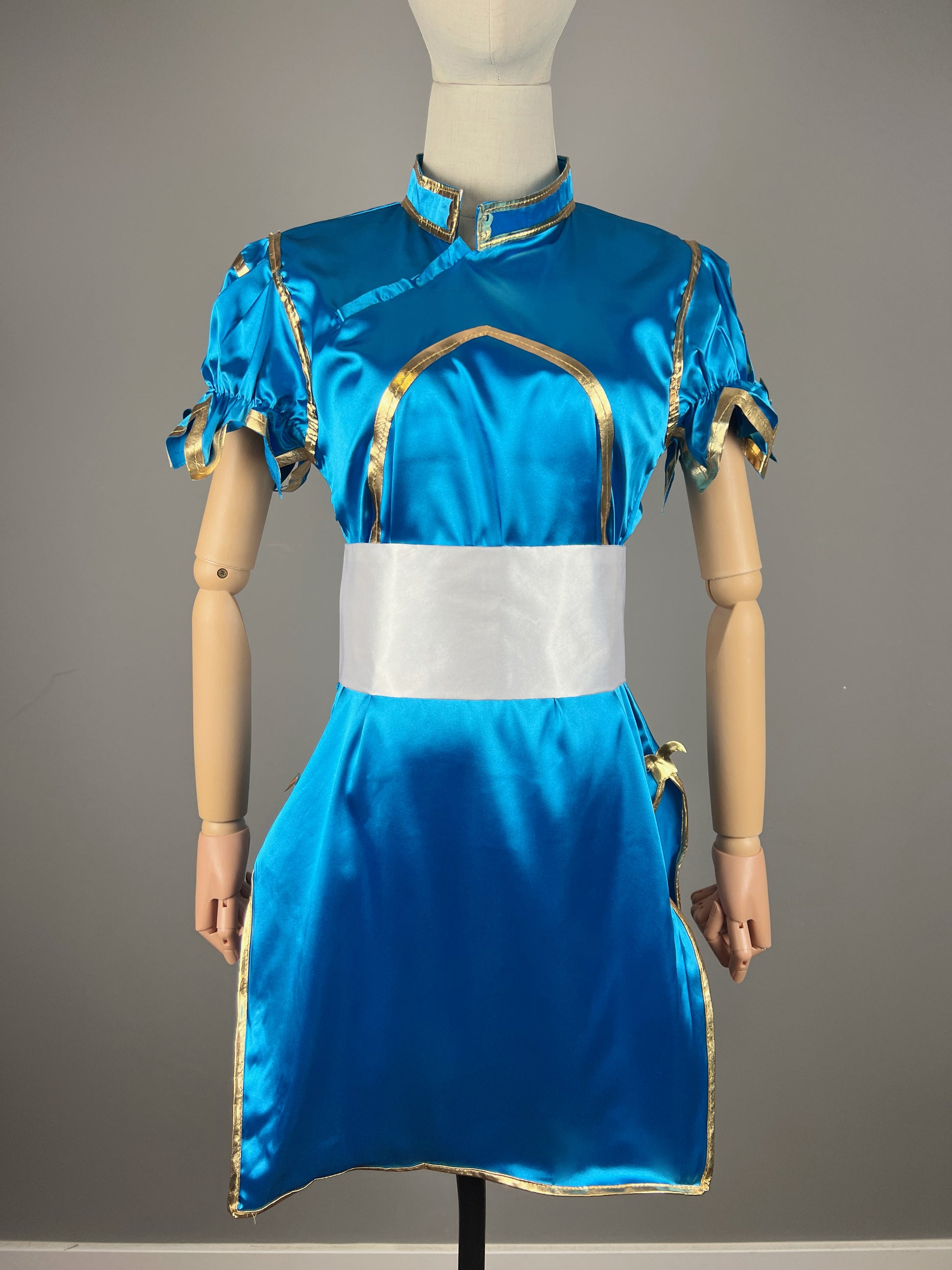 Chun Li Cosplay Costume Halloween Party Dress