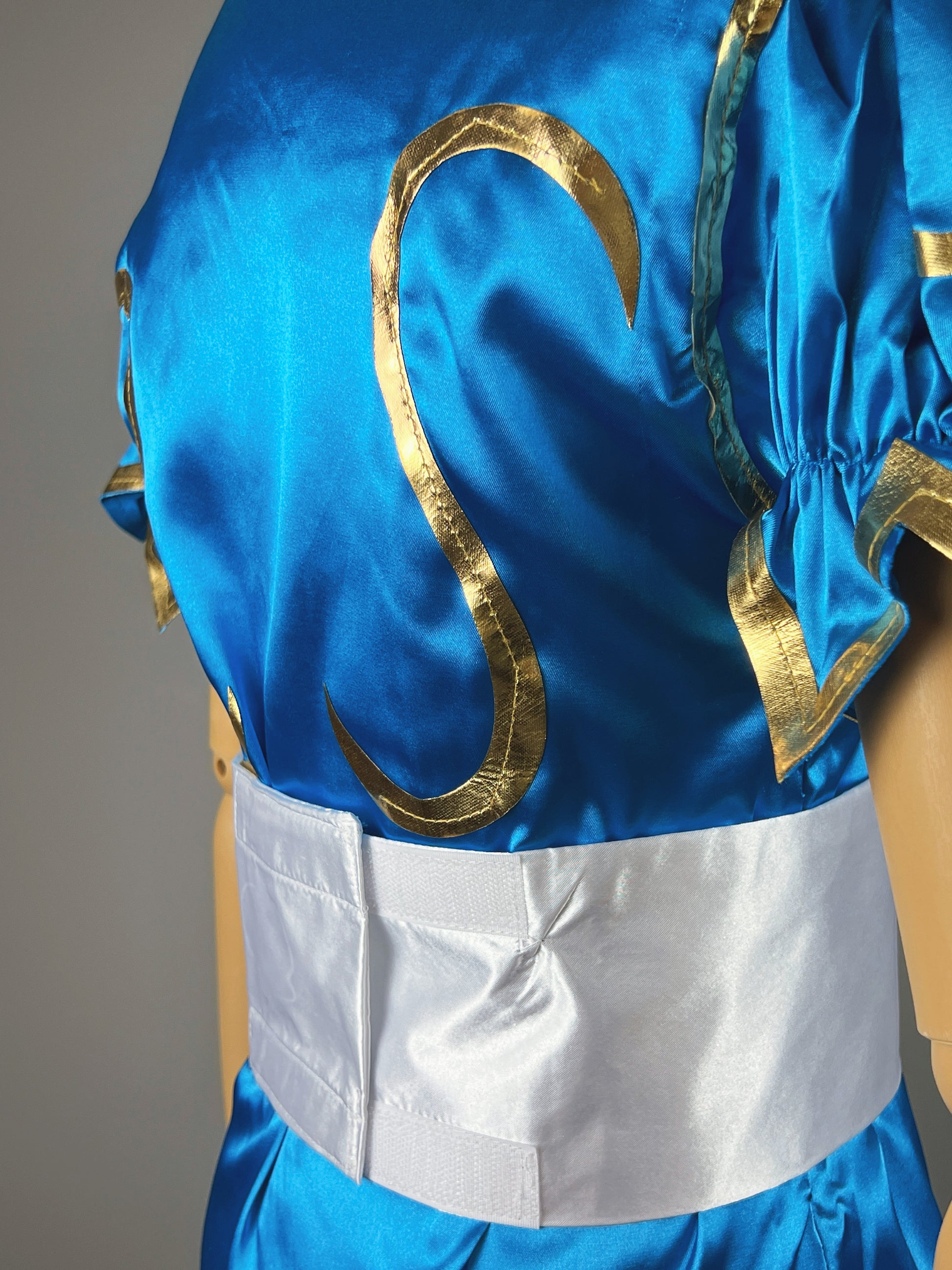 Chun Li Cosplay Costume Halloween Party Dress