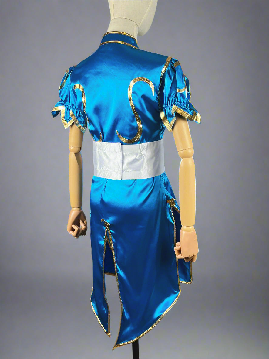 Chun Li Cosplay Costume Halloween Party Dress