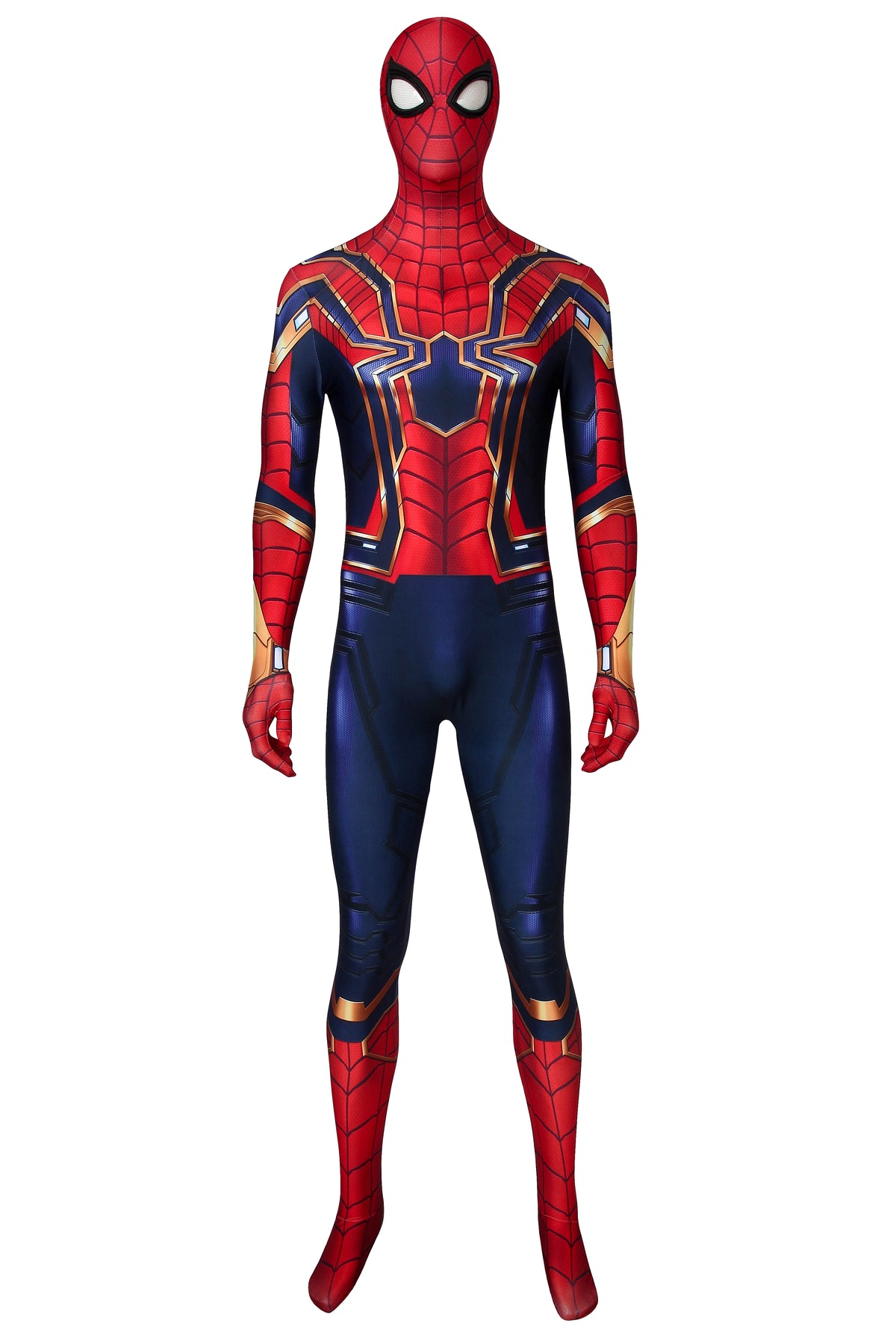 Far From Home Iron Spider man Full-Body Cosplay Bodysuit with detached Mask
