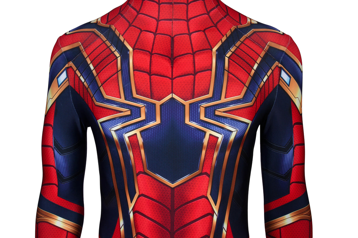 Far From Home Iron Spider man Full-Body Cosplay Bodysuit with detached Mask