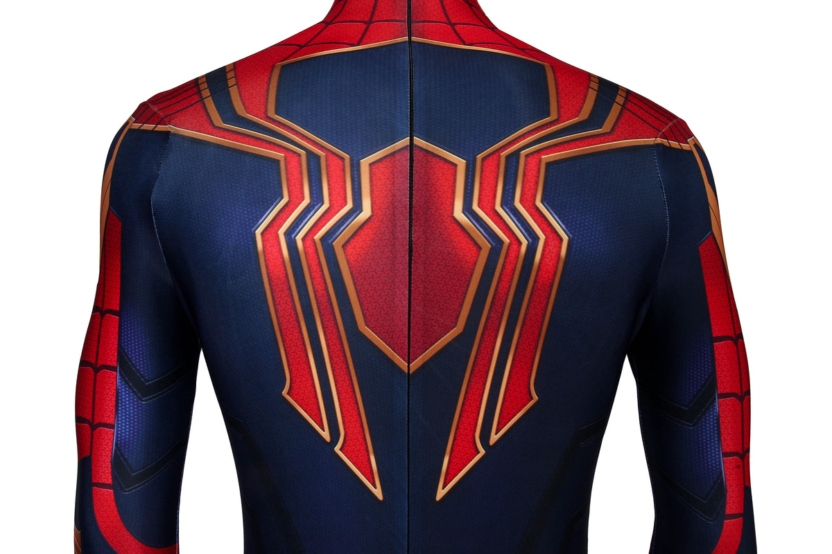 Far From Home Iron Spider man Full-Body Cosplay Bodysuit with detached Mask