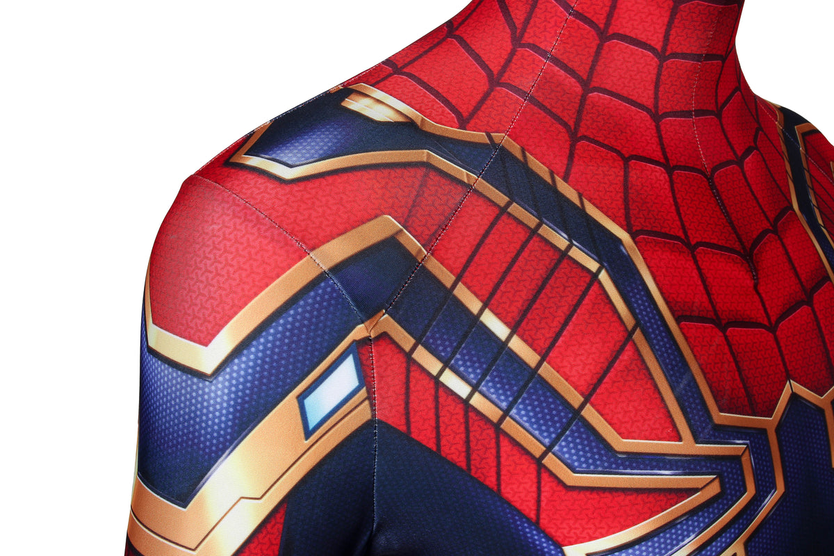 Far From Home Iron Spider man Full-Body Cosplay Bodysuit with detached Mask