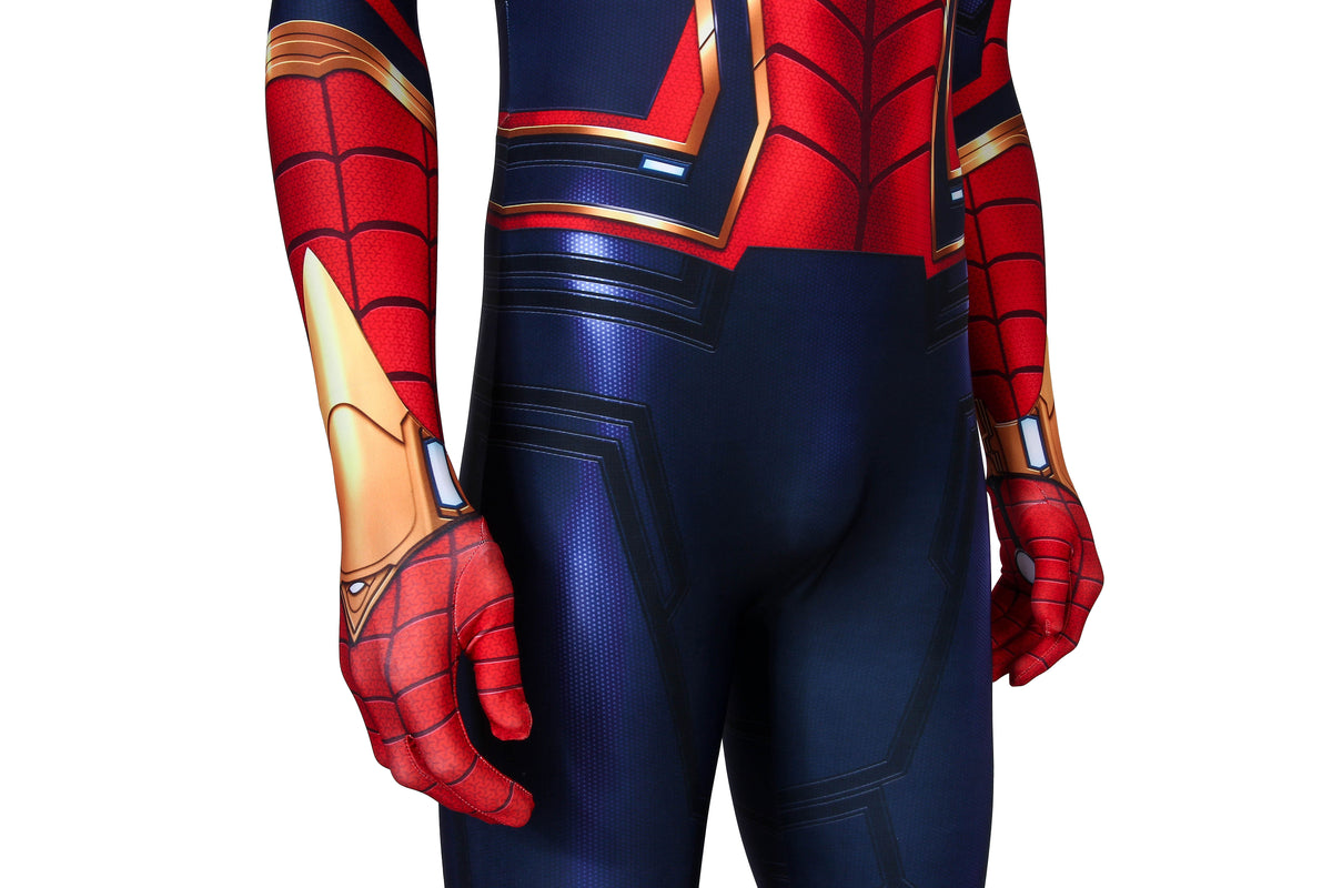 Far From Home Iron Spider man Full-Body Cosplay Bodysuit with detached Mask