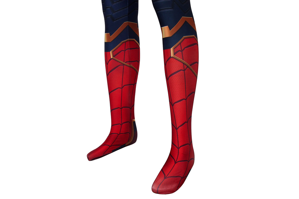 Far From Home Iron Spider man Full-Body Cosplay Bodysuit with detached Mask