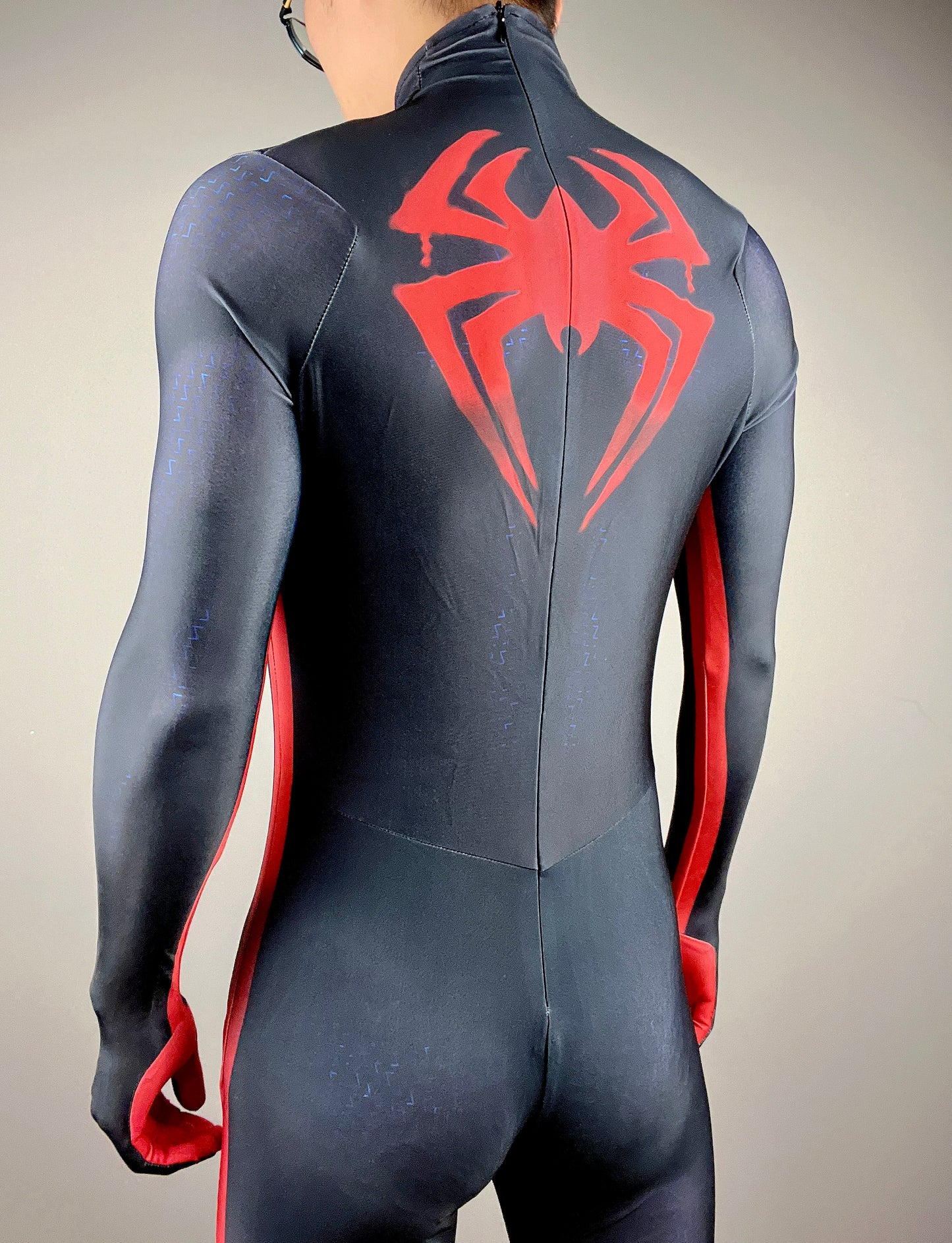 Spider Man Miles Morales Cosplay Suit Halloween Costume Bodysuit Zentai