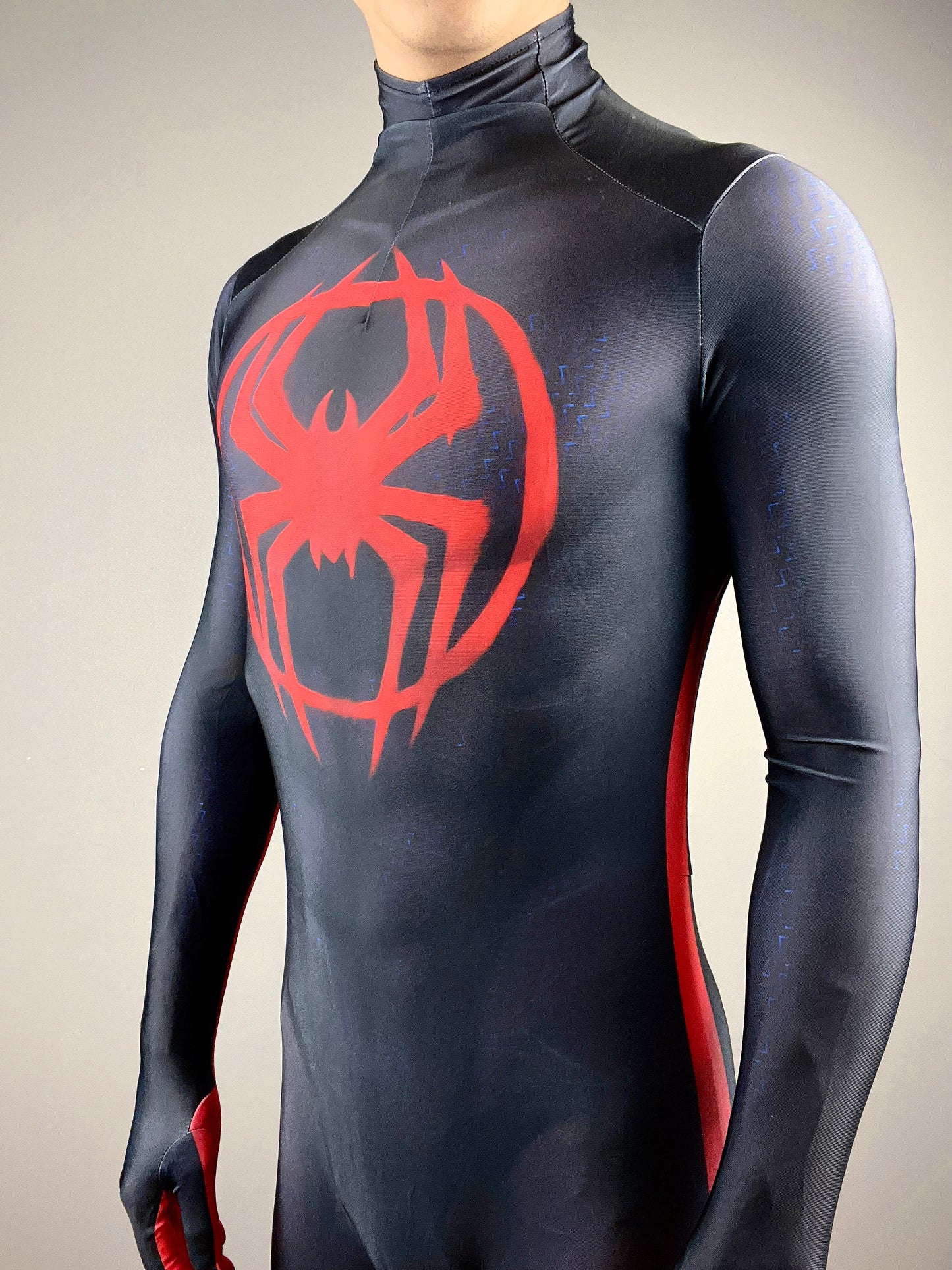 Spider Man Miles Morales Cosplay Suit Halloween Costume Bodysuit Zentai