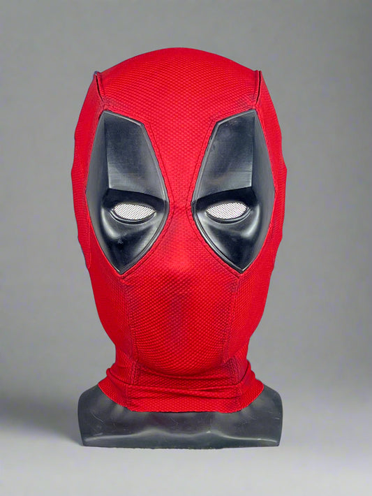 Hand-made Deadpool Cosplay Halloween Mask with Faceshell