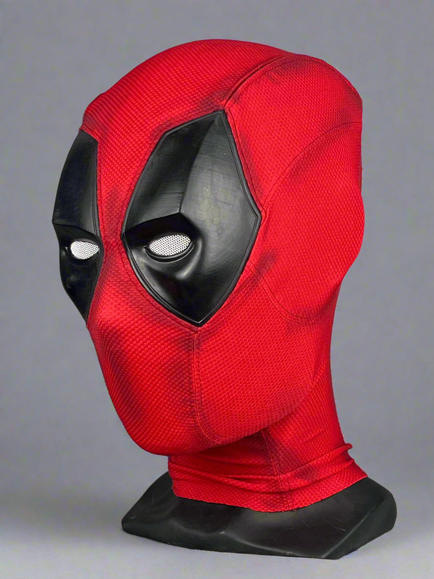 Hand-made Deadpool Cosplay Halloween Mask with Faceshell