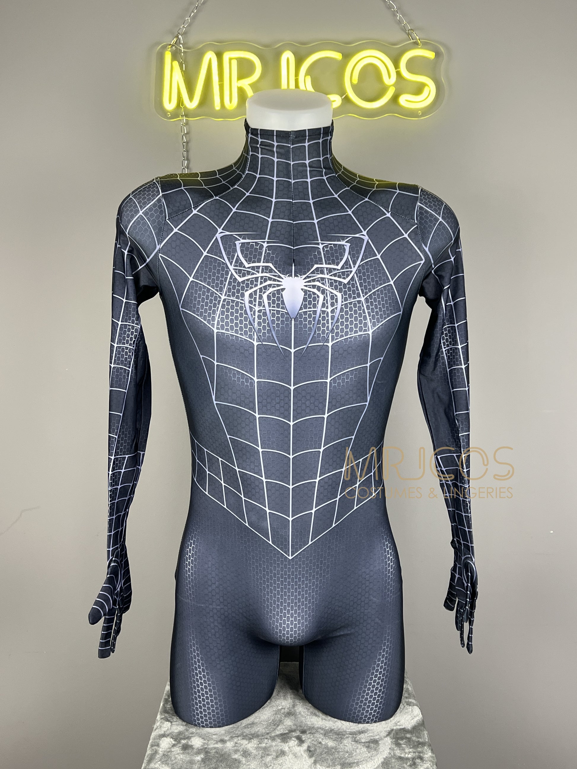 Venom Black Spider Man Cosplay Suit Halloween Costume Zentai