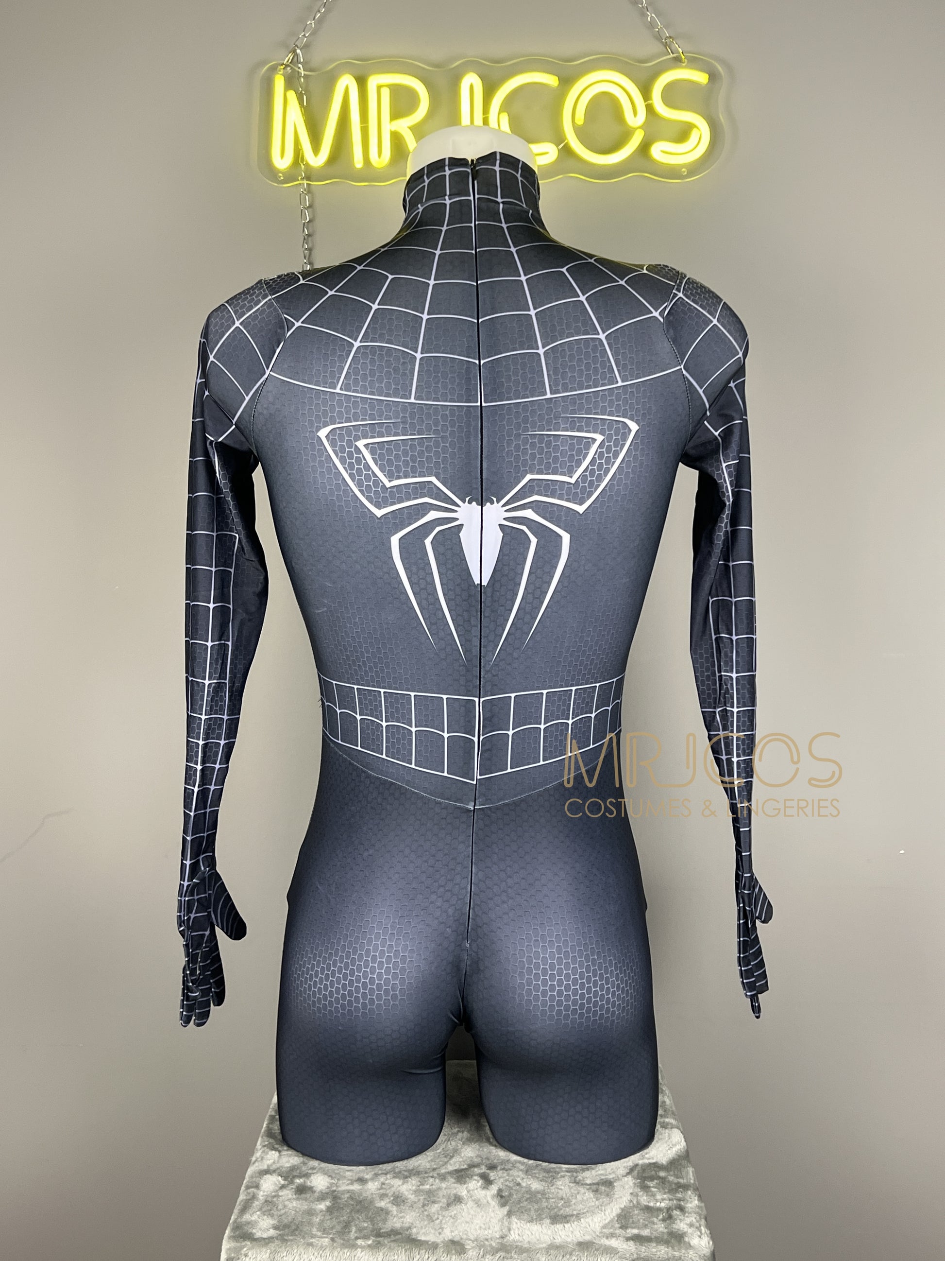 Venom Black Spider Man Cosplay Suit Halloween Costume Zentai