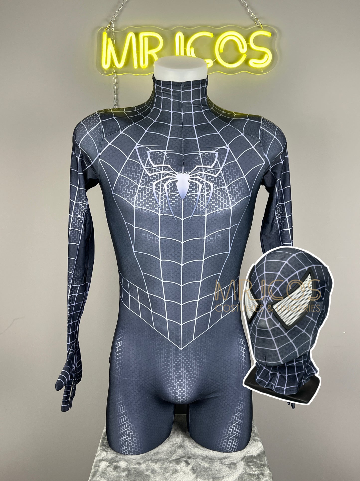 Venom Black Spider Man Cosplay Suit Halloween Costume Zentai