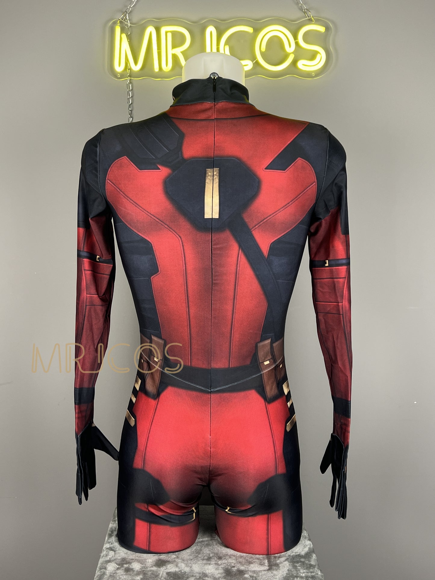 Deadpool Cosplay Spandex Suit Costume Set Zentai