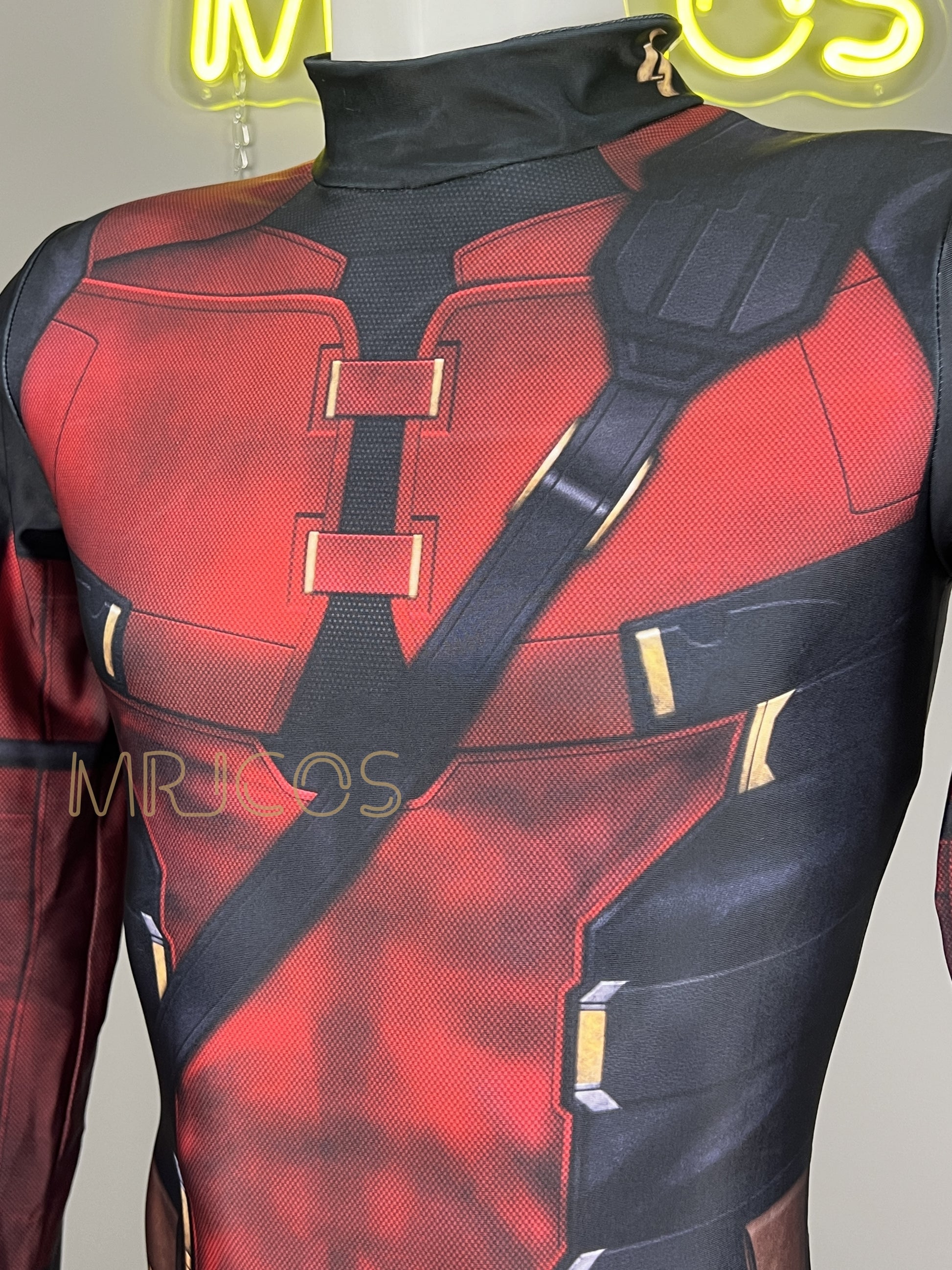 Deadpool Cosplay Spandex Suit Costume Set Zentai