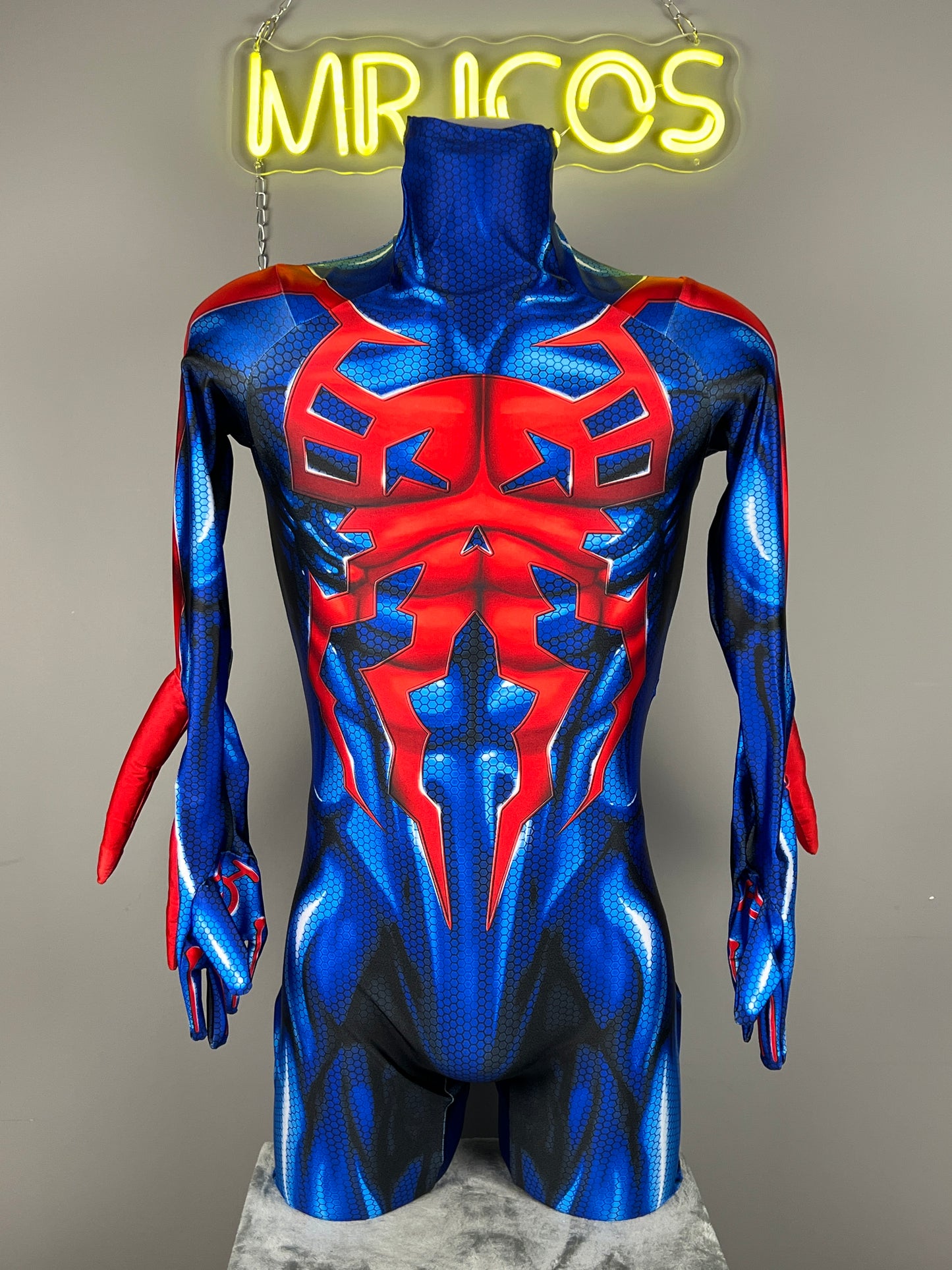 Custom Made Spiderman 2099 Suit Cosplay Halloween Costume Zentai