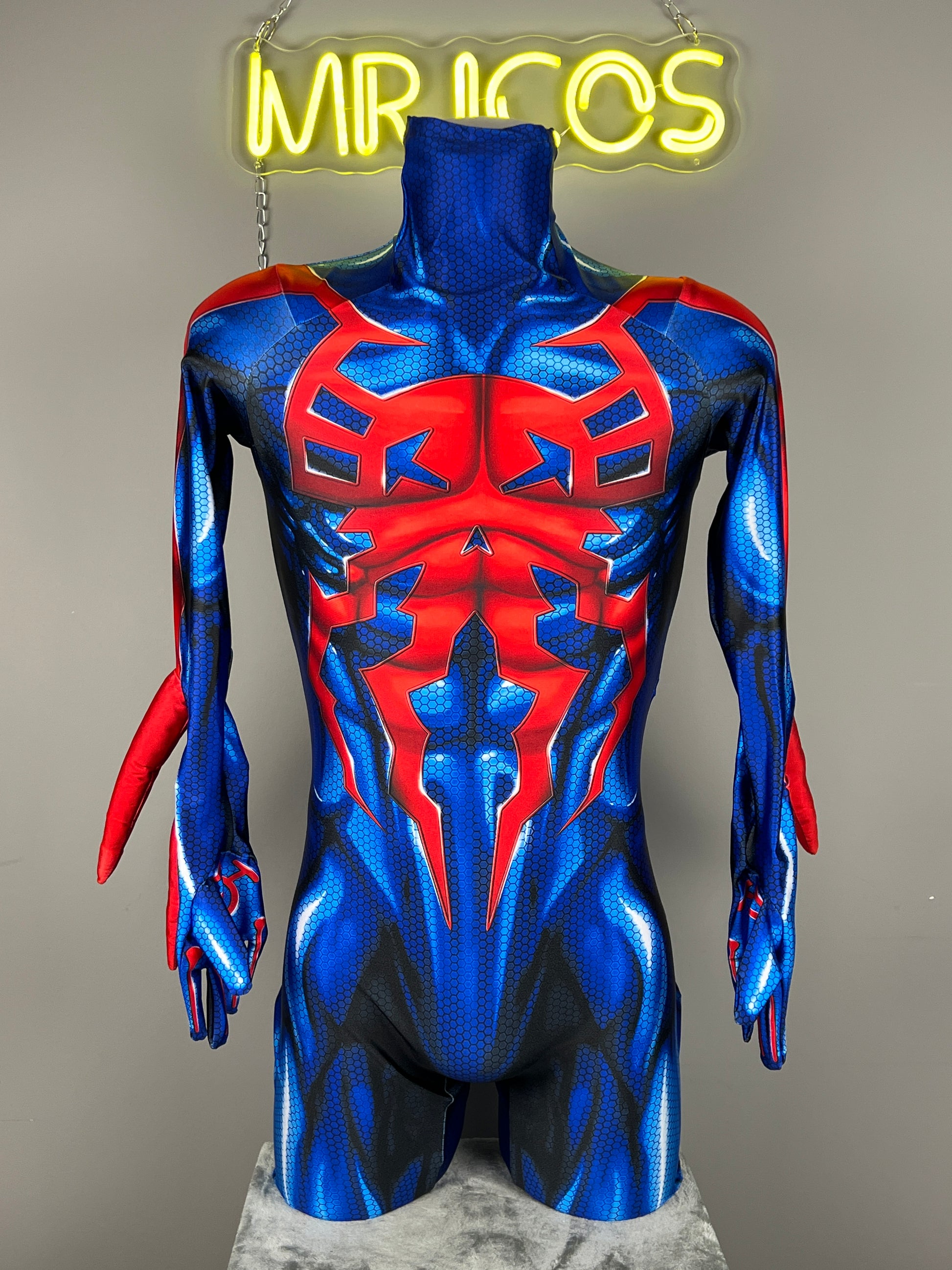 Custom Made Spiderman 2099 Suit Cosplay Halloween Costume Zentai