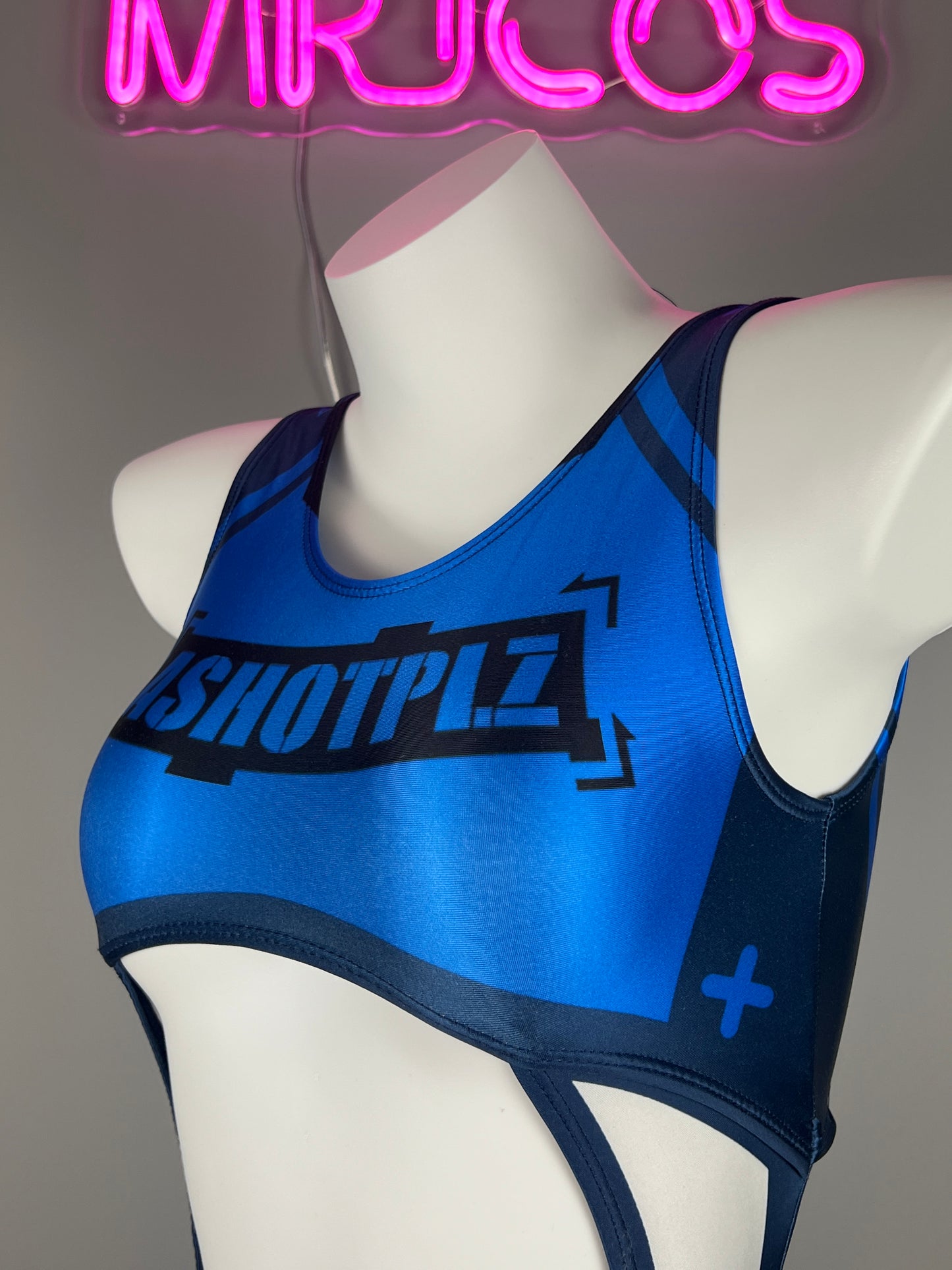 Cyberpunk Spandex Sexy Swim Racing Suit Wet Suit Cosplay Costume Bodysuit