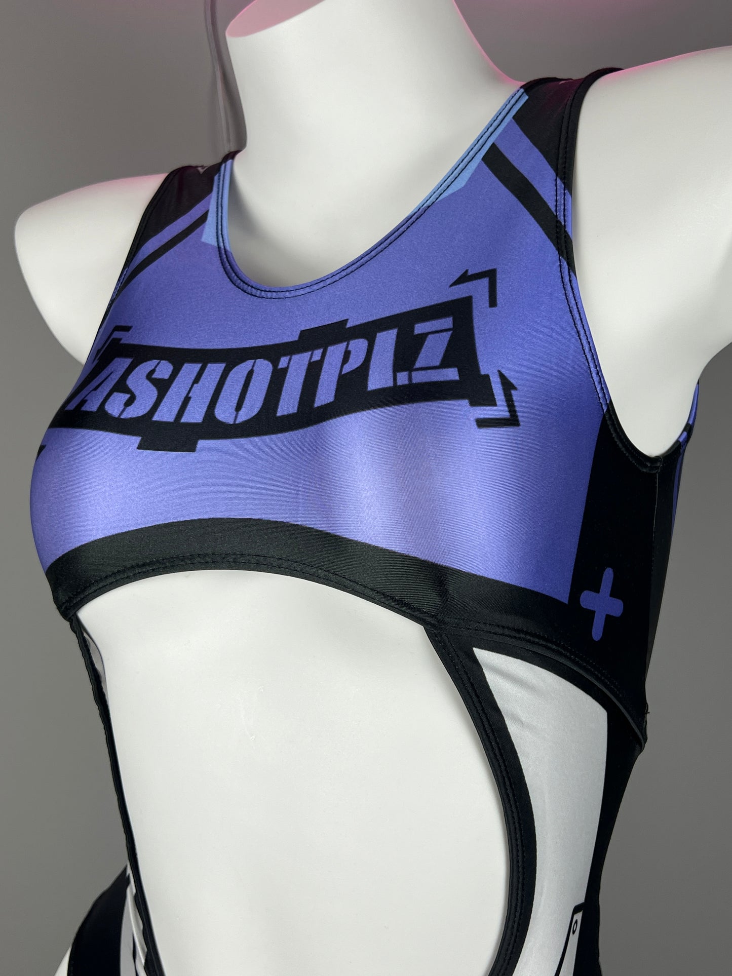 Cyberpunk Spandex Sexy Swim Racing Suit Wet Suit Cosplay Costume Bodysuit