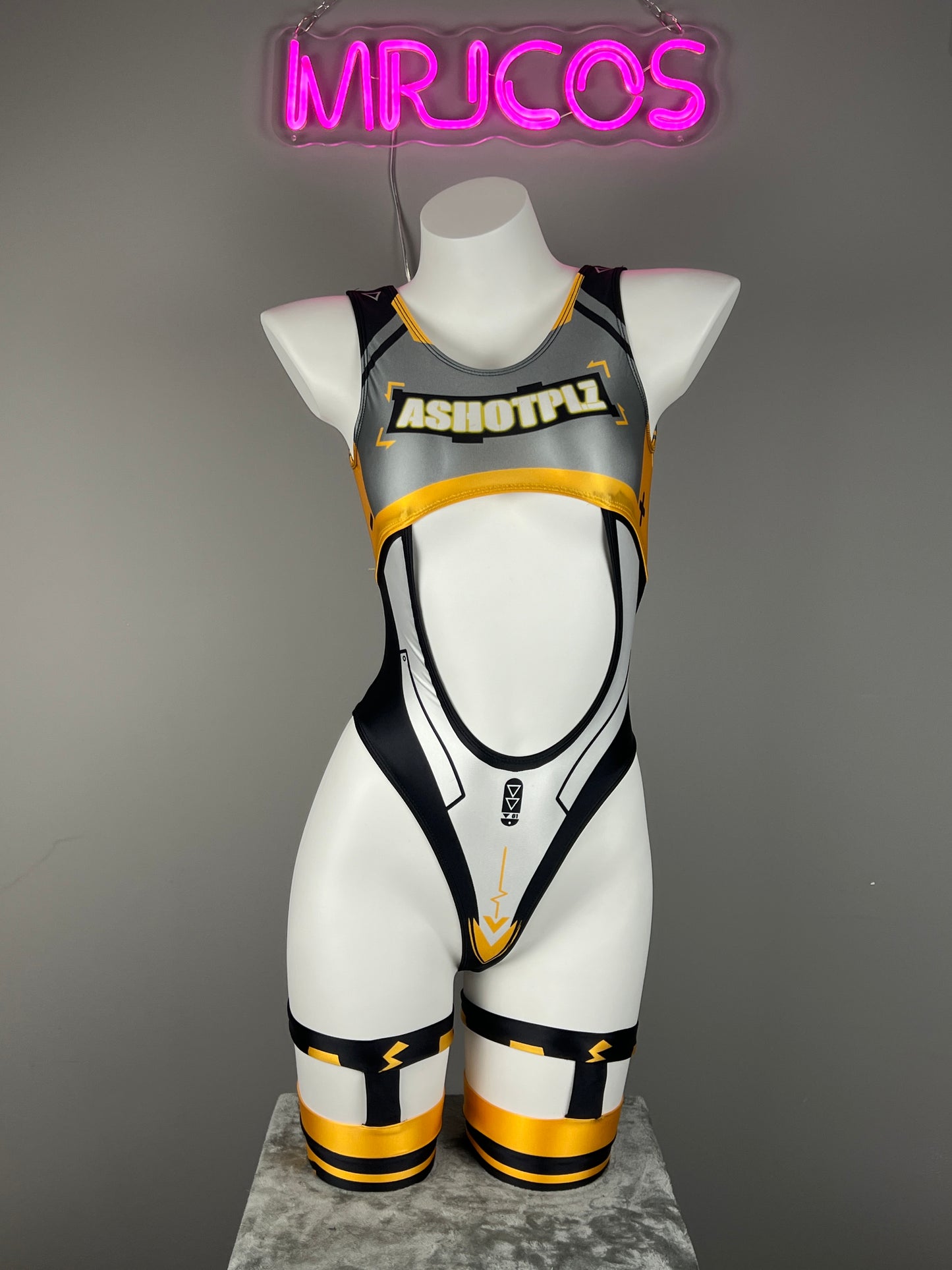 Cyberpunk Spandex Sexy Swim Racing Suit Wet Suit Cosplay Costume Bodysuit