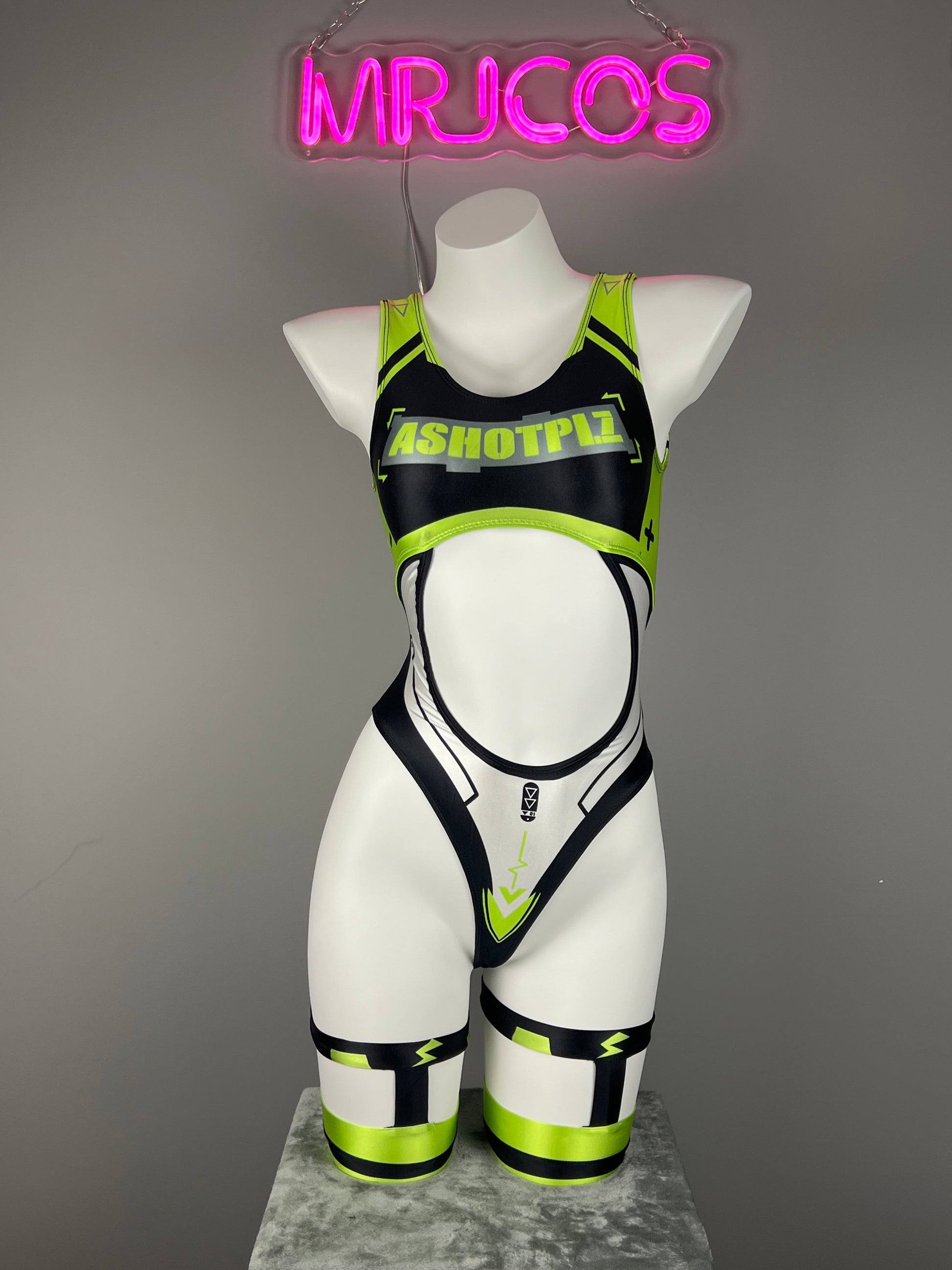 Cyberpunk Spandex Sexy Swim Racing Suit Wet Suit Cosplay Costume Bodysuit