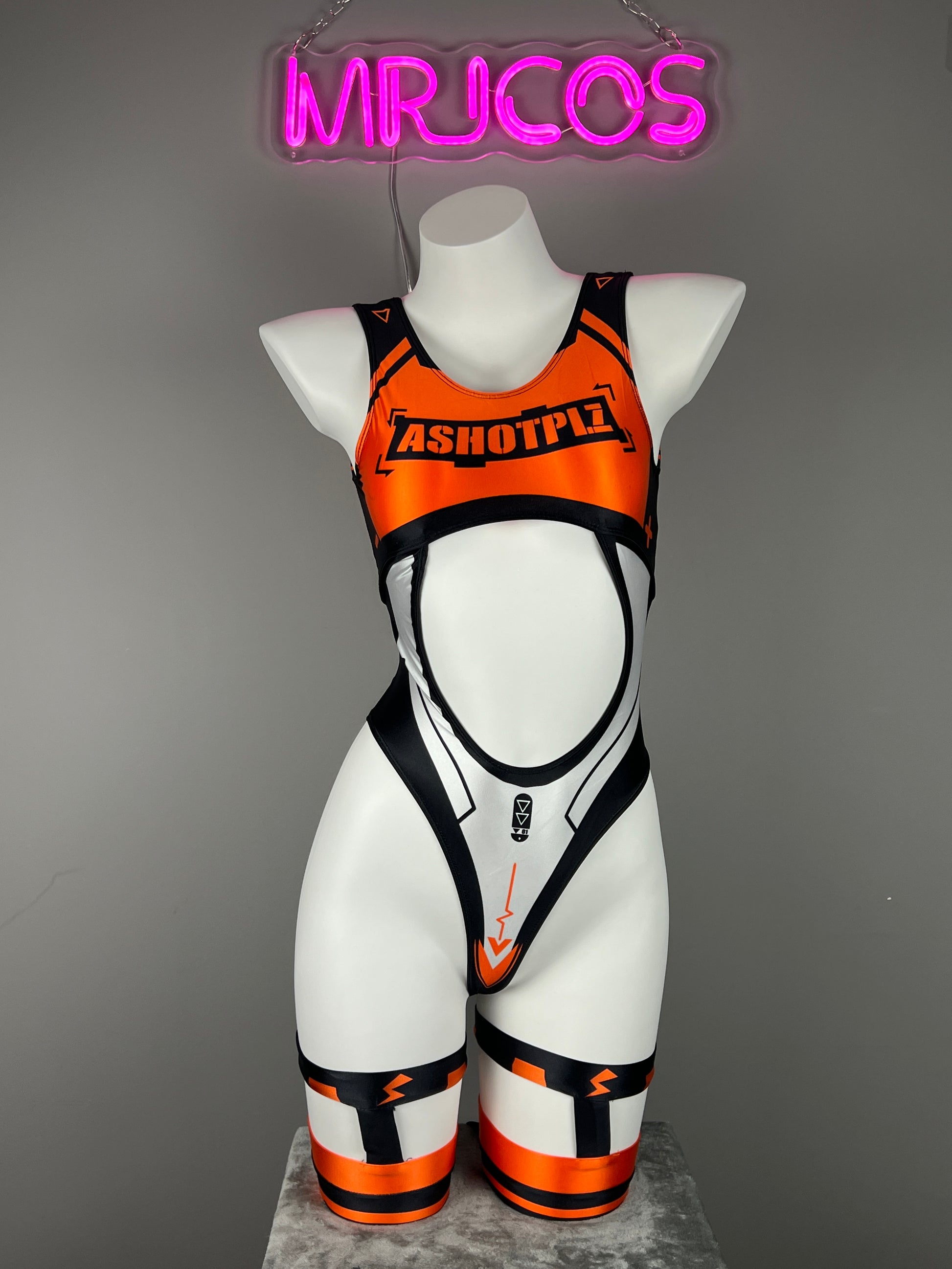 Cyberpunk Spandex Sexy Swim Racing Suit Wet Suit Cosplay Costume Bodysuit