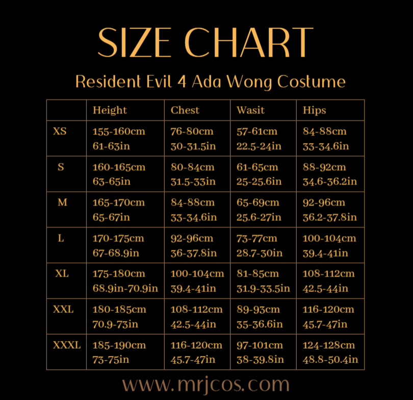 Resident Evil 4 Ada Wong Cosplay Dress Halloween Costume