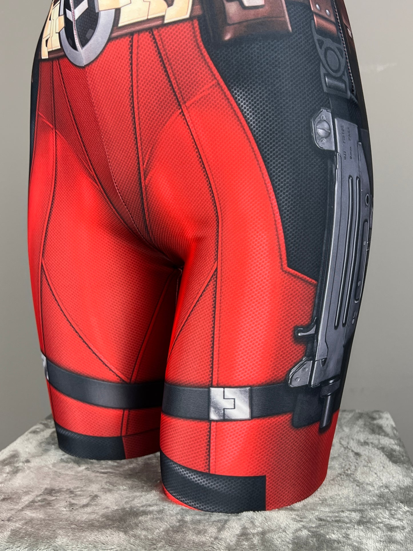 Lady Deadpool Cosplay Spandex Suit Costume Set Zentai