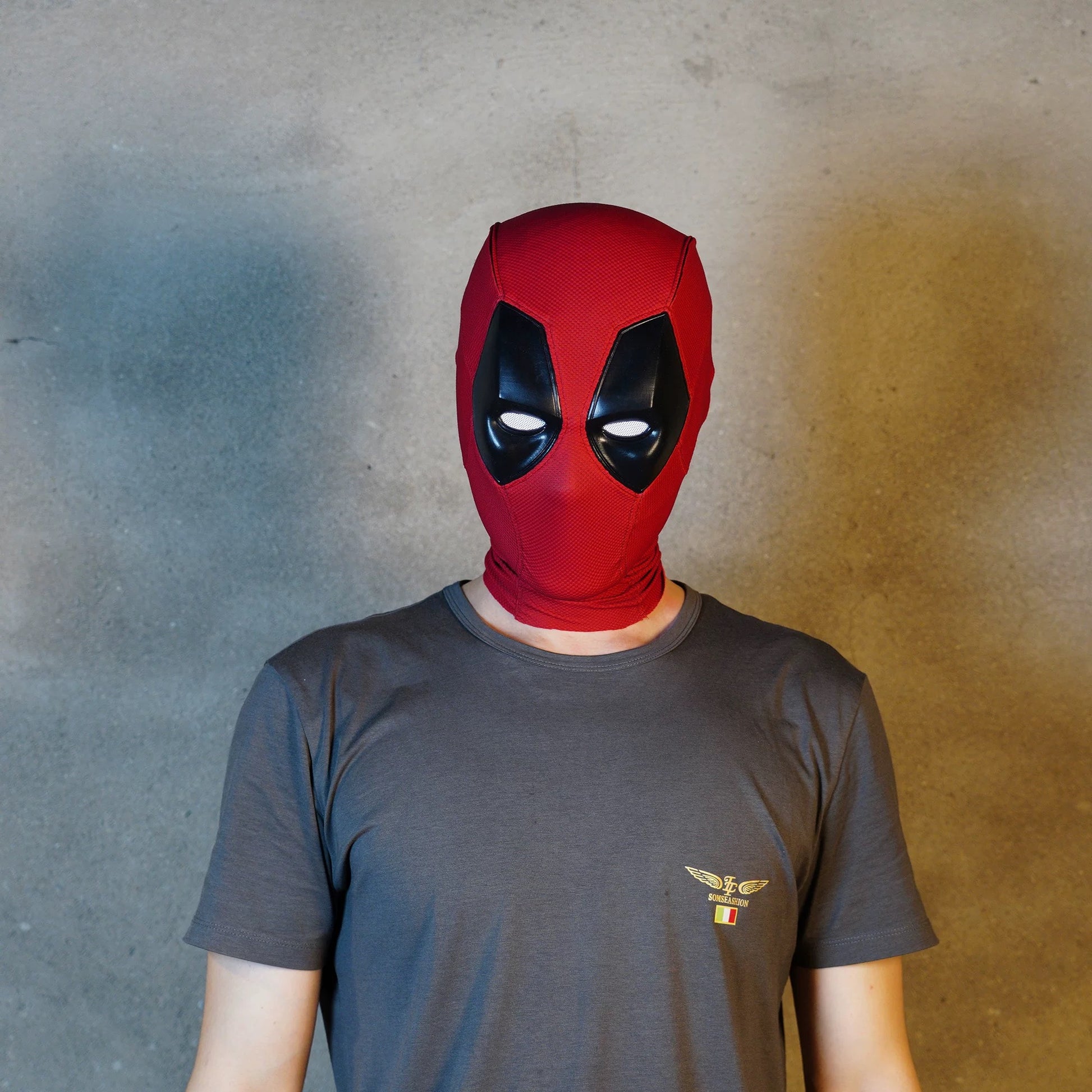 Hand-made Deadpool Cosplay Halloween Mask with Faceshell 