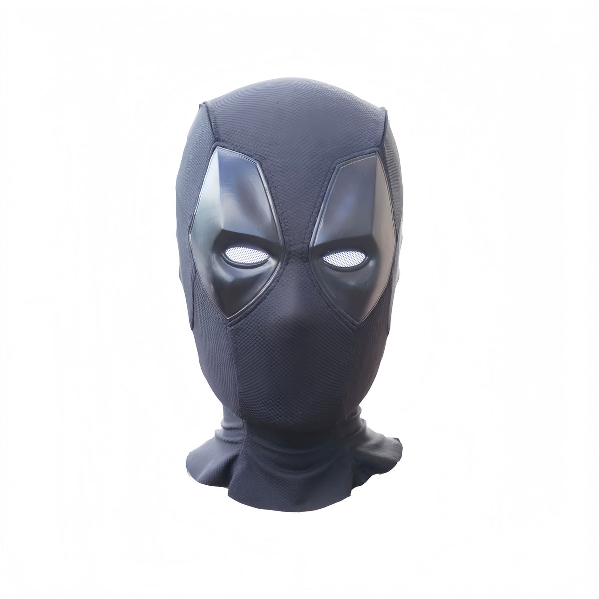 Handmade Black Deadpool Cosplay Mask with Built-in Faceshell 