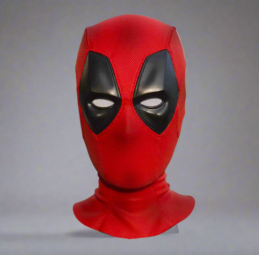 Hand-made Deadpool Cosplay Halloween Mask with Faceshell