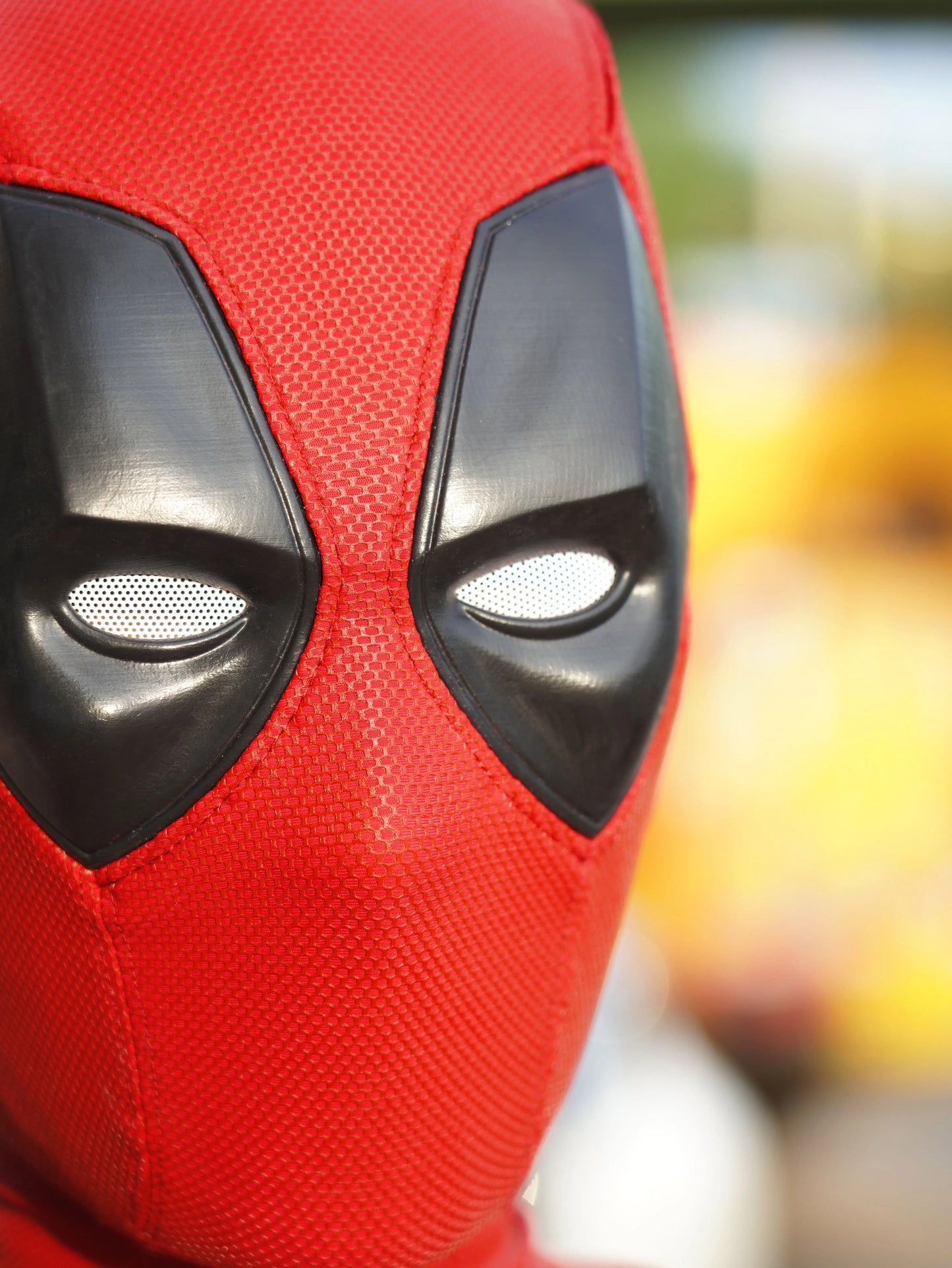 Hand-made Deadpool Cosplay Halloween Mask with Faceshell 