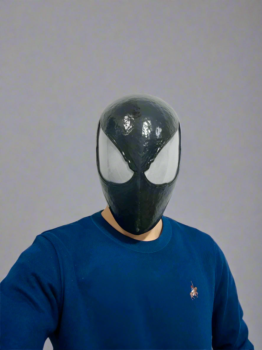 Hand-made 3D Printed Venom Spiderman Cosplay Mask Faceshell