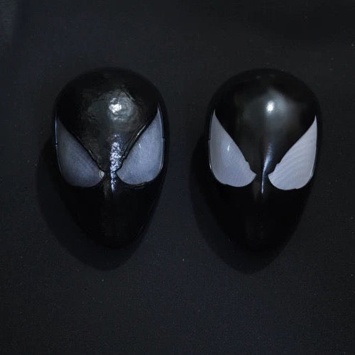 Hand-made 3D Printed Venom Spiderman Cosplay Mask Faceshell