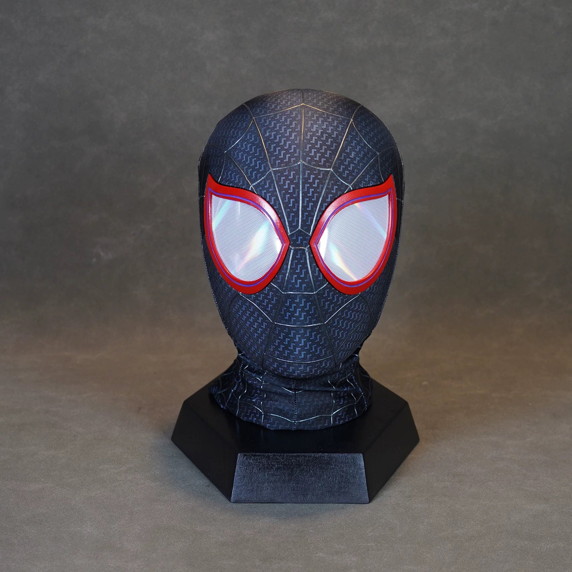 Spiderman Miles Morales Cosplay Mask with Faceshell Into the Spider Verse