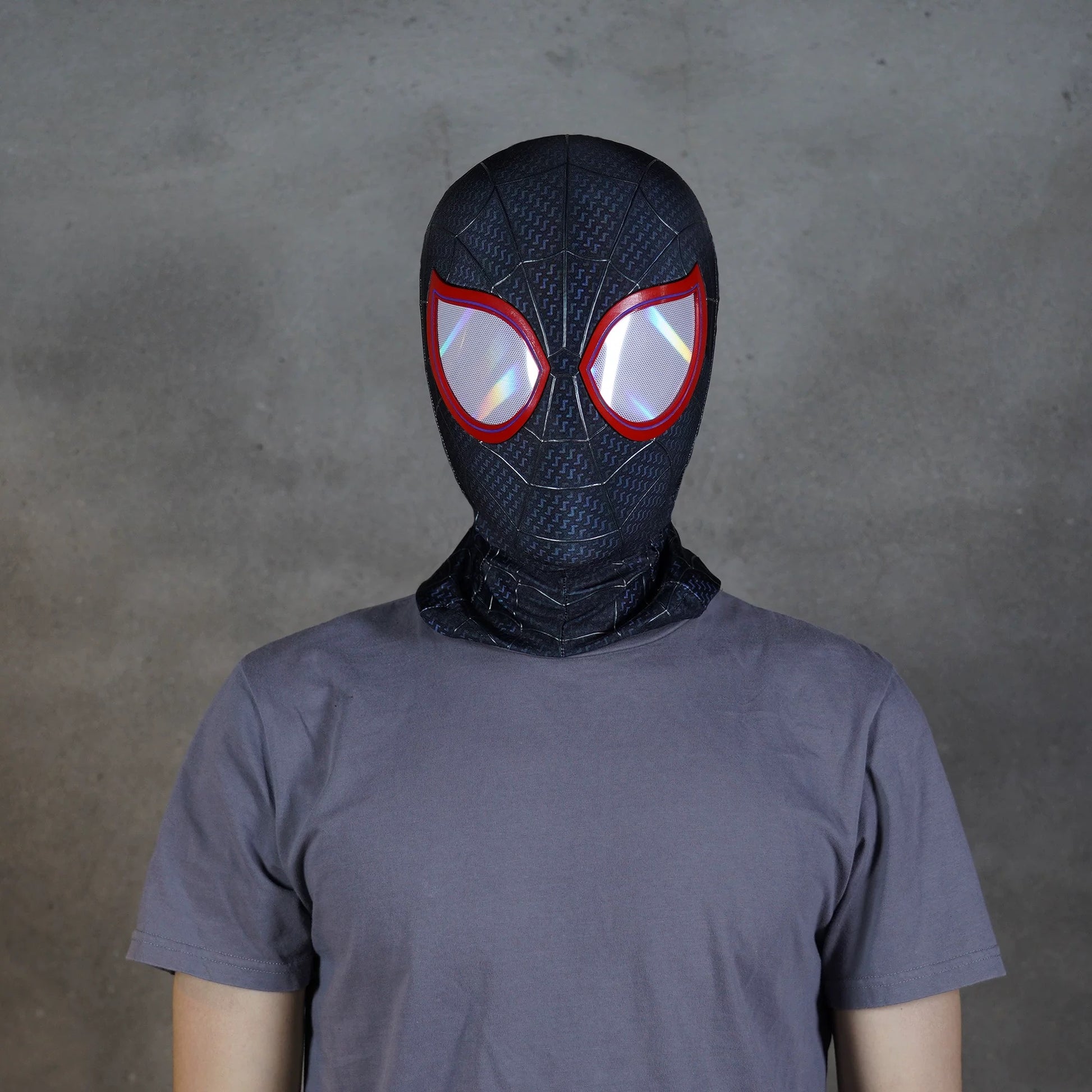 Spiderman Miles Morales Cosplay Mask with Faceshell Into the Spider Verse