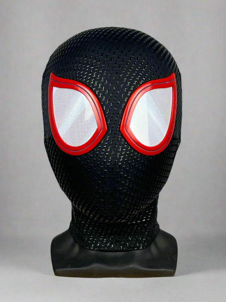 Spiderman Miles Morales Cosplay Mask with Faceshell Across the Spider Verse