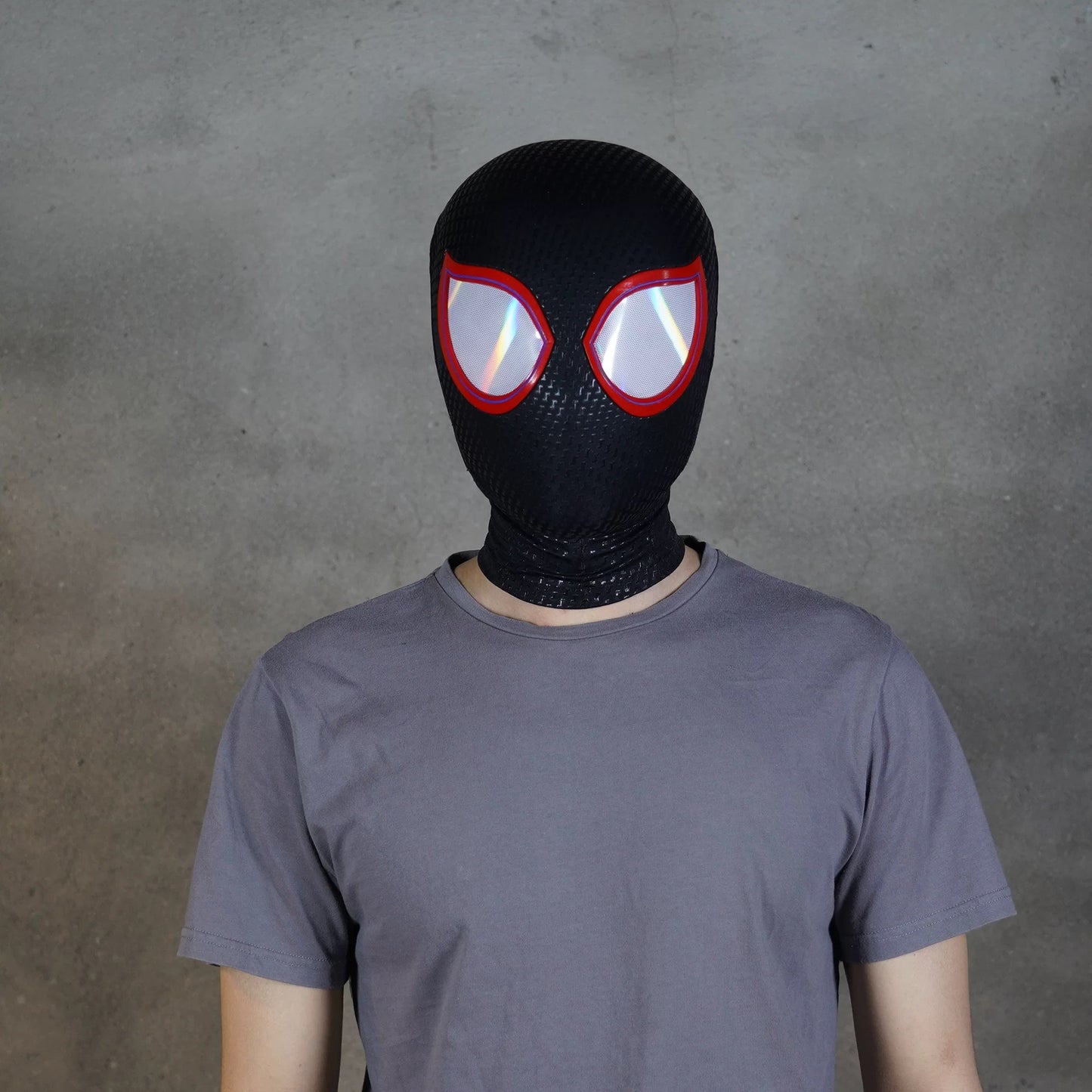 Spiderman Miles Morales Cosplay Mask with Faceshell Into the Spider Verse