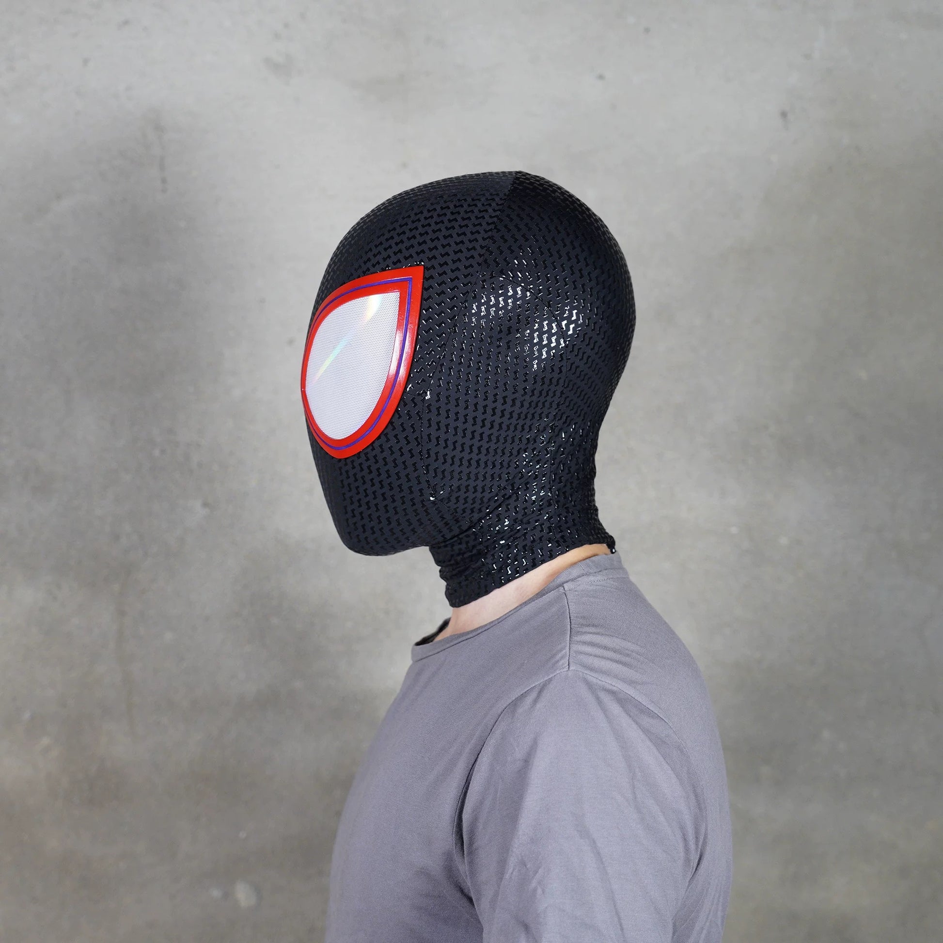 Spiderman Miles Morales Cosplay Mask with Faceshell Into the Spider Verse