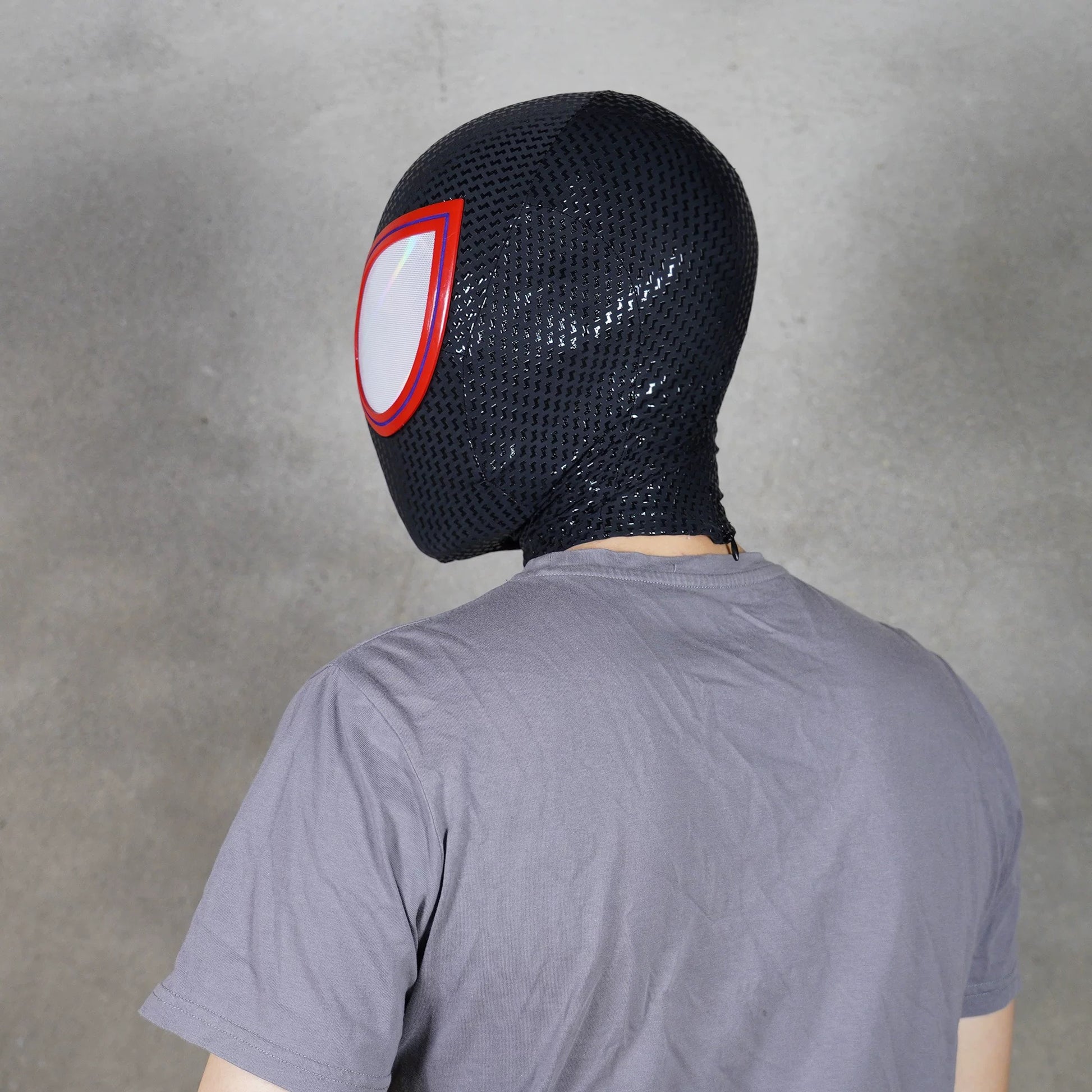 Spiderman Miles Morales Cosplay Mask with Faceshell Into the Spider Verse