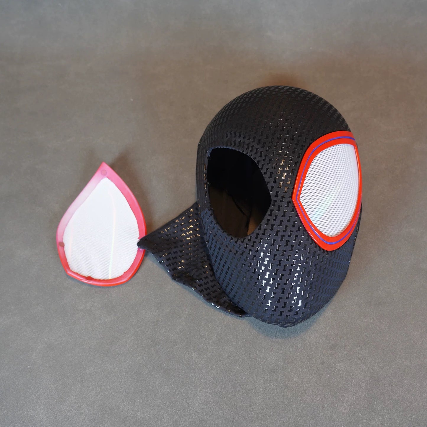 Spiderman Miles Morales Cosplay Mask with Faceshell Into the Spider Verse