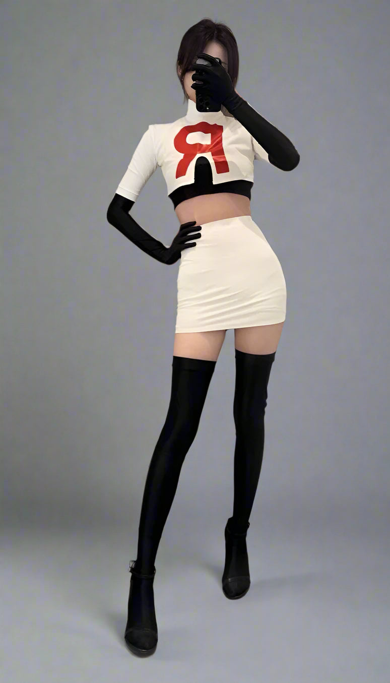 Anime Jessie Spandex Leather Cosplay Costume Suit