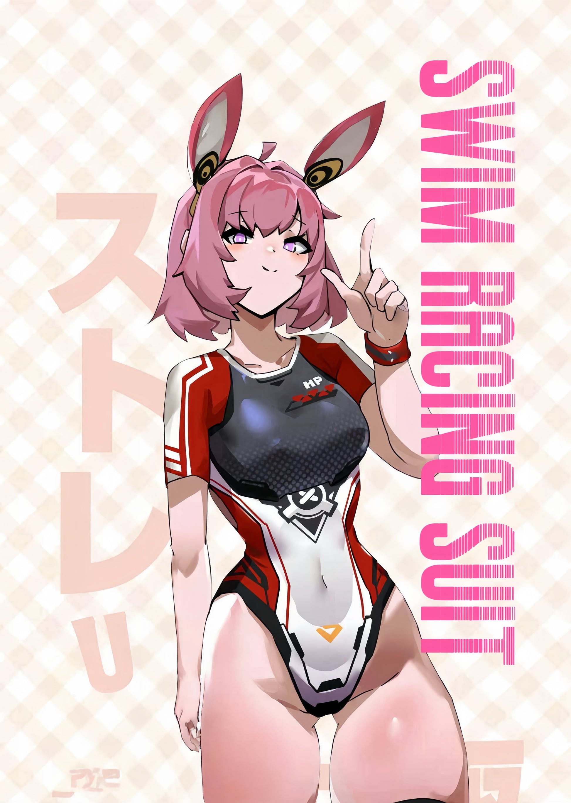 Cyberpunk Anime Spandex Swimwear Racing Suit Wet Suit Race Queen Costume