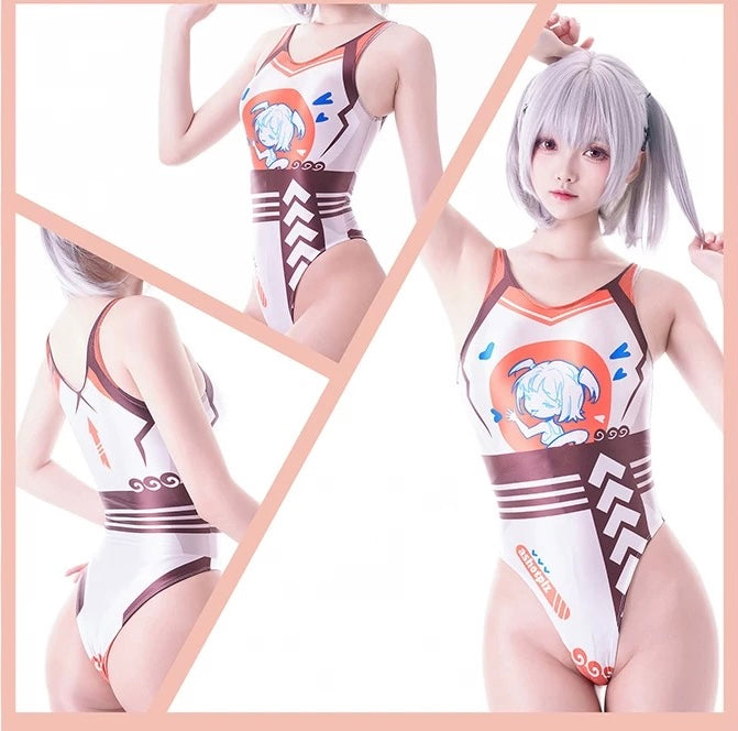 Japanese Anime Spandex Swimwear Racing Suit Wet Suit Race Queen Costume