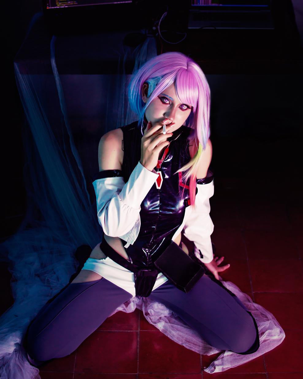 cyberpunk 2077 edgerunner lucy costume set