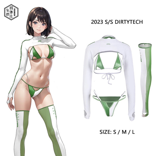Anime Spandex Swimwear Sexy Bikini Cosplay Set 