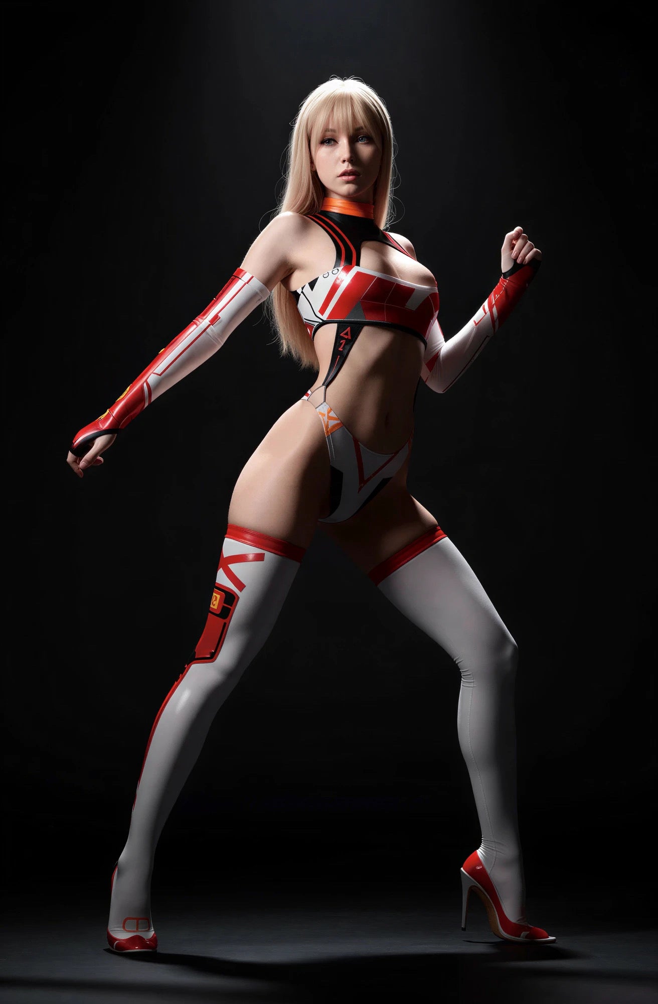 Anime Sci-fi Spandex Swimwear Racing Suit Wet Suit Race Queen Costume