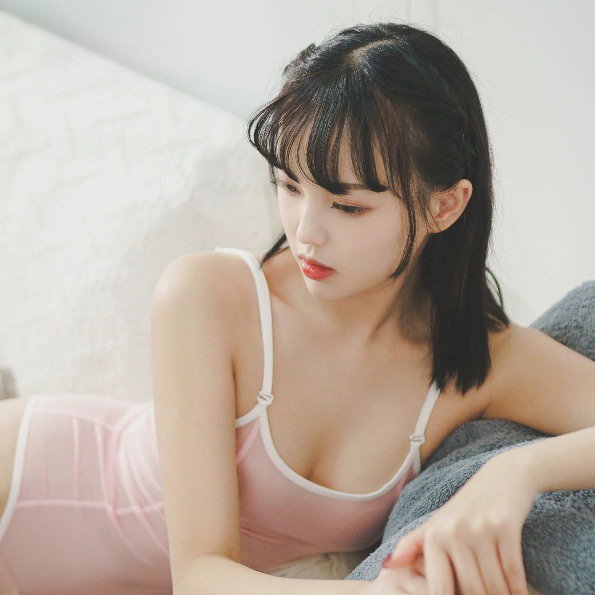 Ethereal One-Piece Swimsuit – Sheer Spandex Monokini with Adjustable Straps