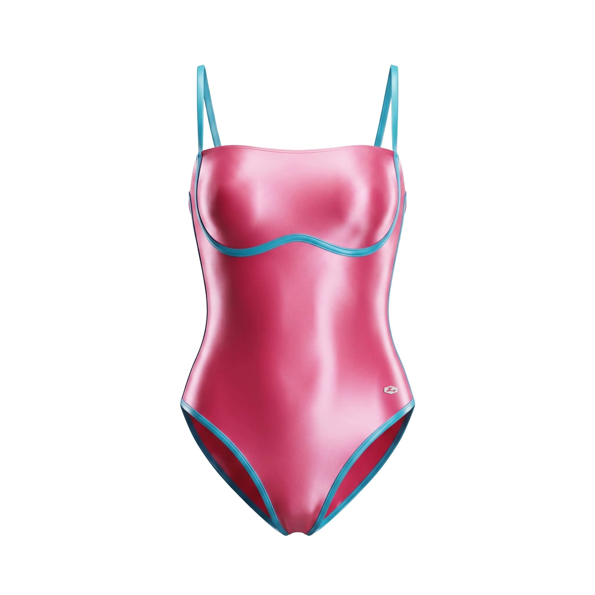 LEOHEX Glossy Kontour One-Piece Swimsuit