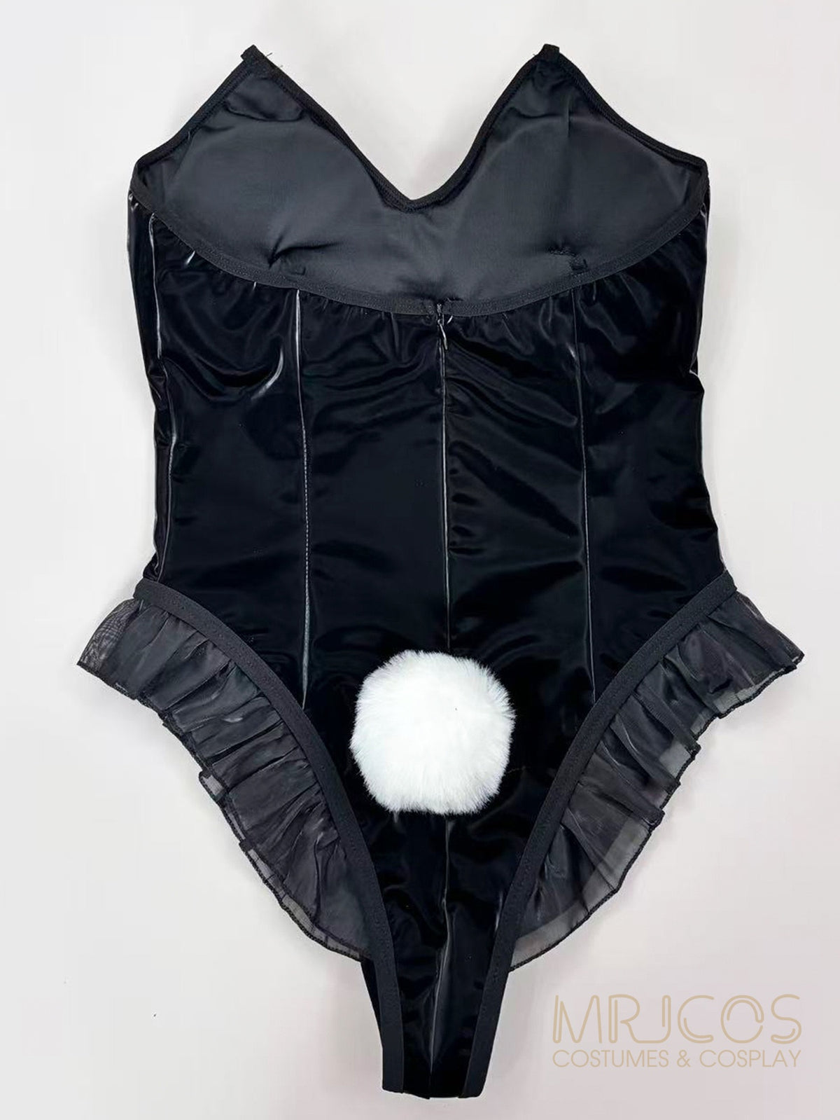 Deluxe PU Leather Bunny Cosplay Bodysuit Set